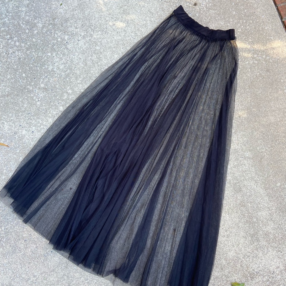 Sheer Tulle Skirt